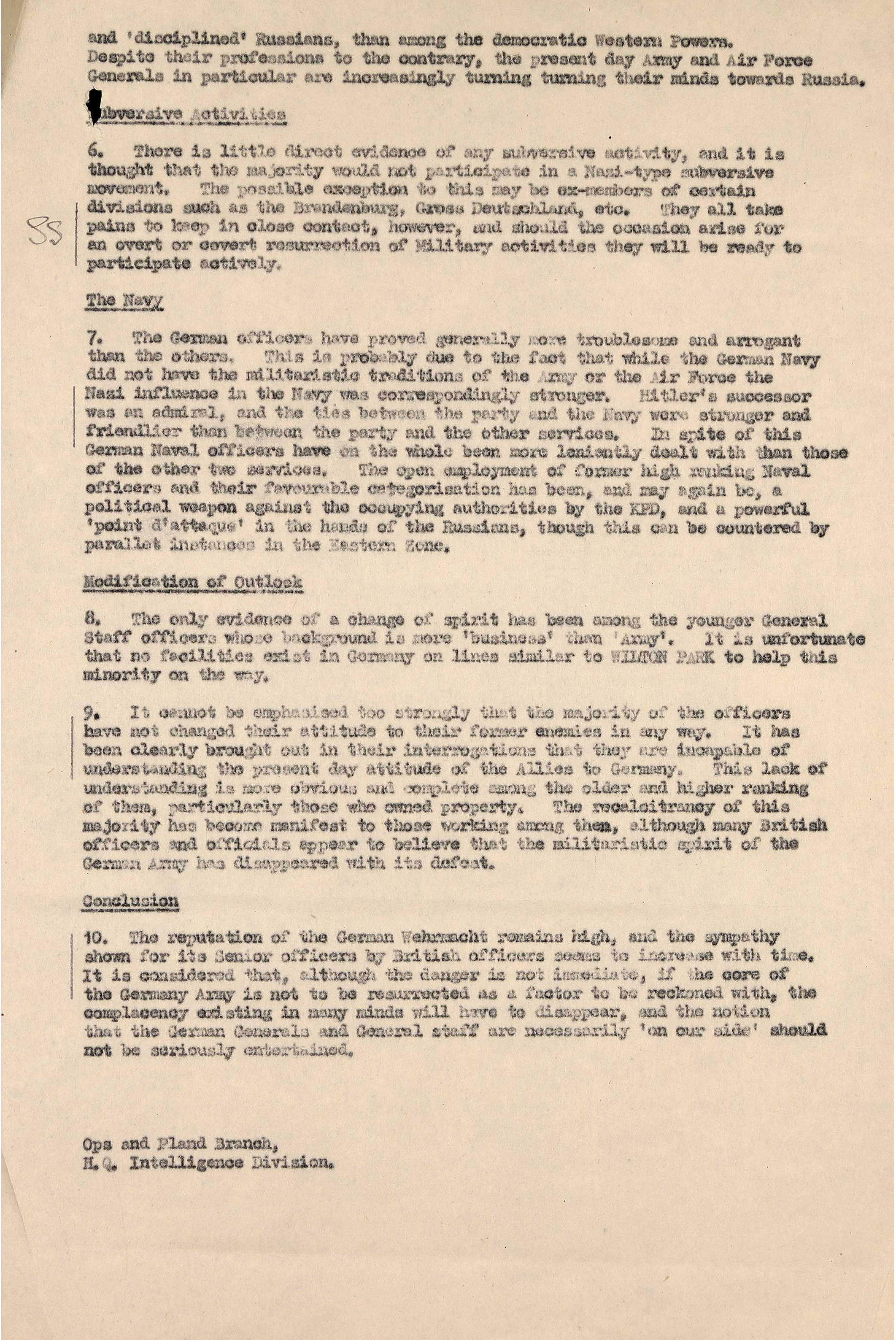 A page of typed text. 