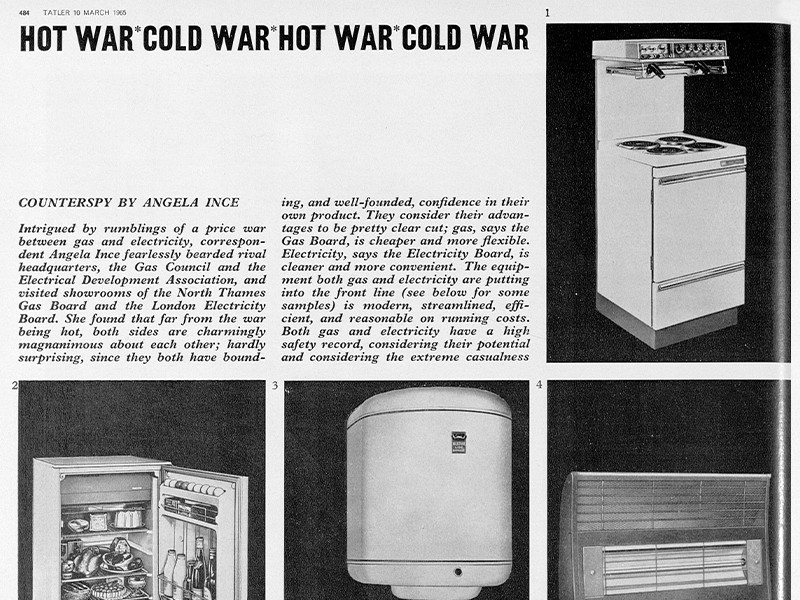 Section of an article titled Hot War. Cold War. Hot War. Cold War.