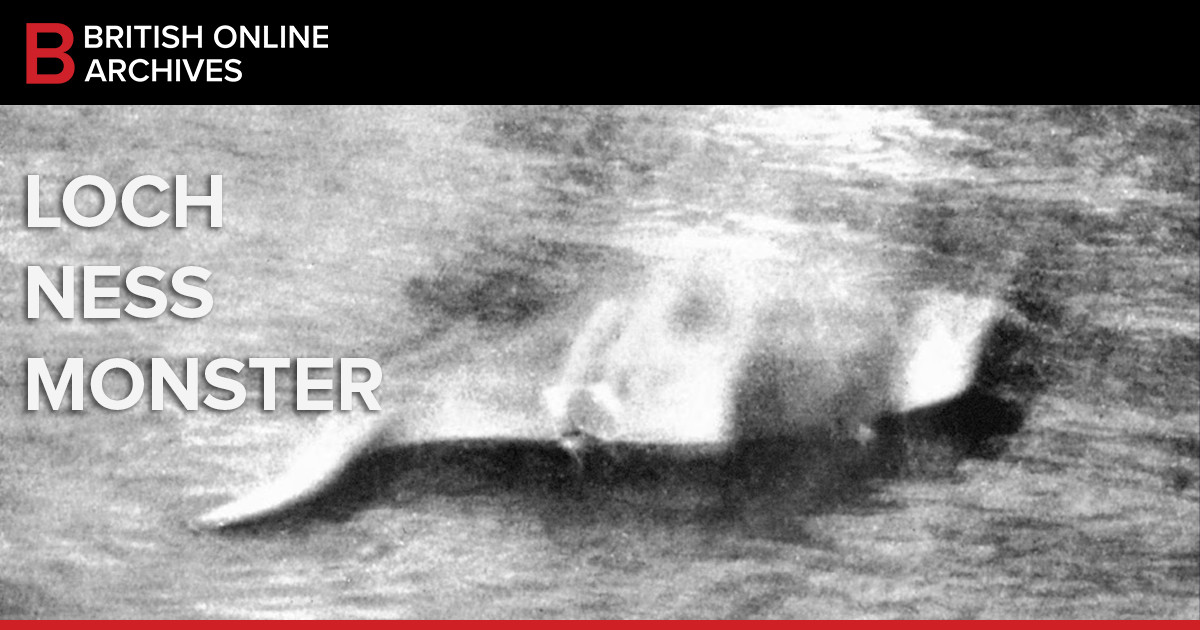 90 years: The first photo of the Loch Ness Monster | British Online  Archives (BOA)