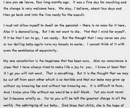 An extract from Captain Charlie May’s diary from June 1916.
