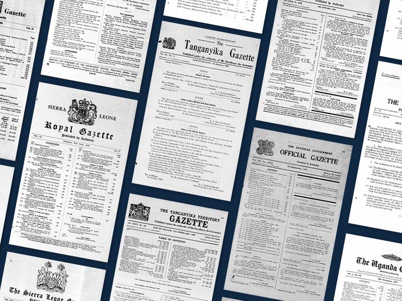 Colonial Law in Africa, 1920–1945 - Resources | British Online Archives ...