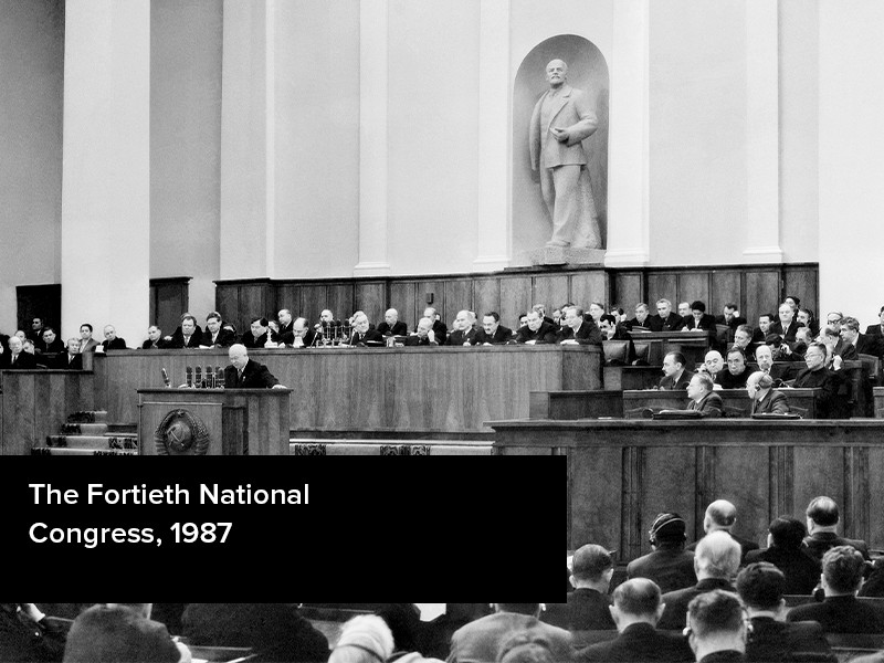 View volume: The Fortieth National Congress, 1987.