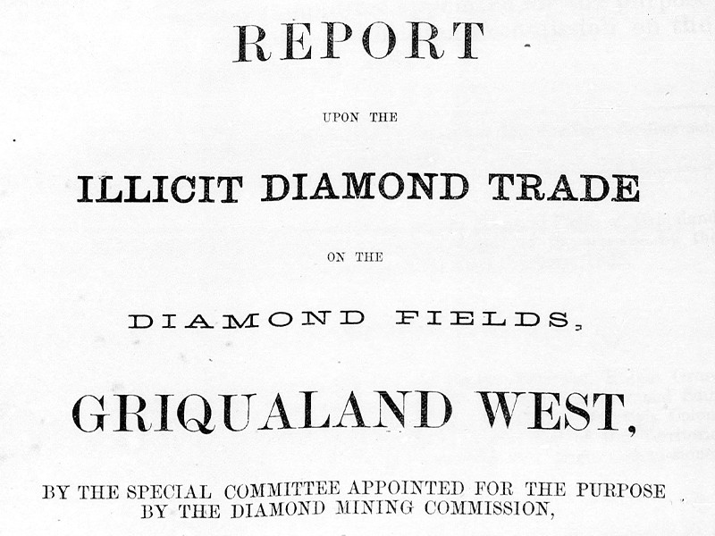 Illicit Diamond Trade in Griqualand West, 1862
