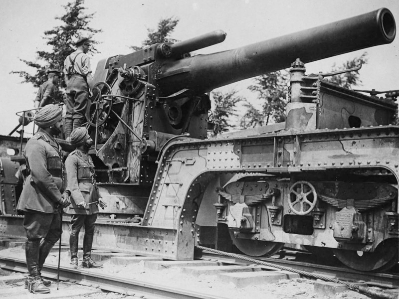 Maharaja of Patiala visits the Western Front