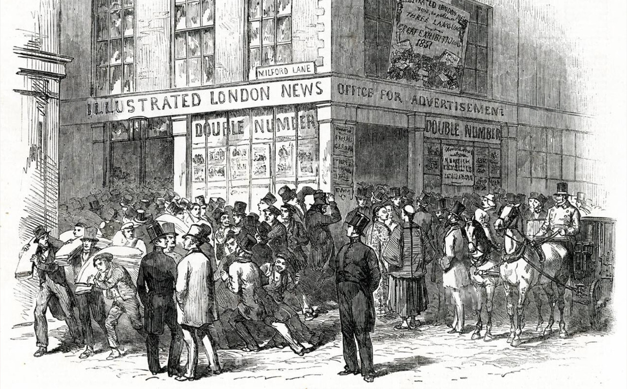 Illustrated London News Printing Shop Illustration