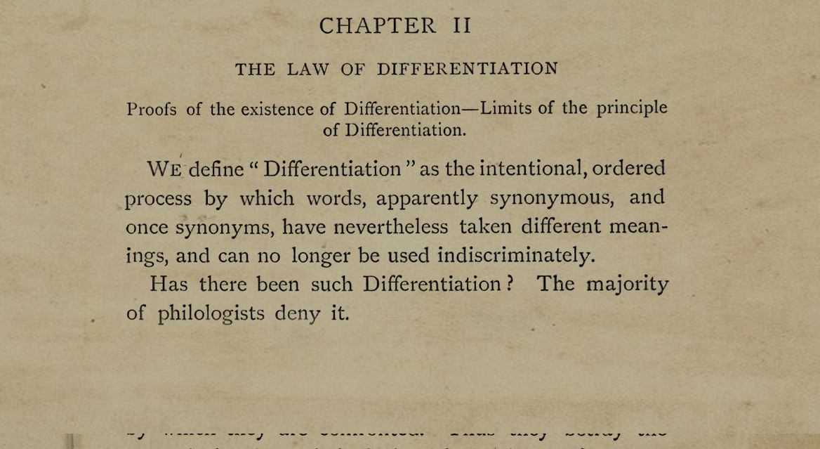 An extract from a book. The title reads 'Chapter II The Law of Differentiation'.