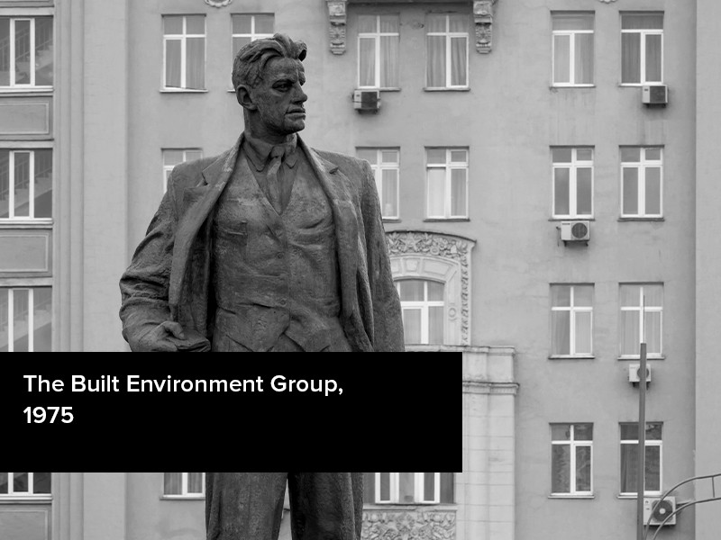 View volume: The Built Environment Group, 1975.