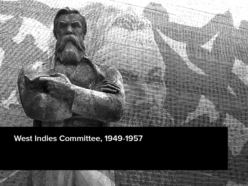 View volume: West Indies Committee, 1949-1957.