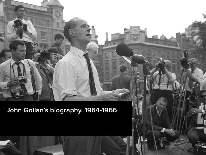 View volume: John Gollan’s biography, 1964-1966.