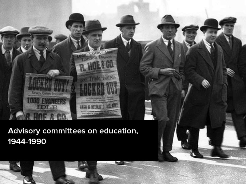 View volume: Advisory committees on education, 1944-1990.