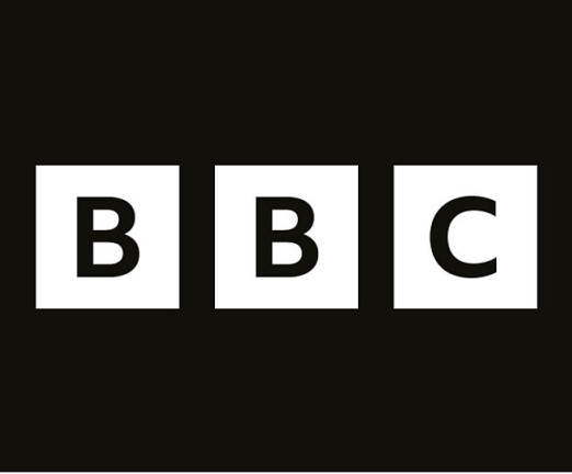 A black background with the BBC logo in white squares.