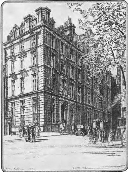Illustration of Savoy Hill Studios, London.