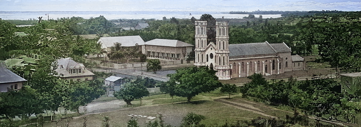 Antique photograph of the British Empire: Roman Catholic Cathedral, Lagos