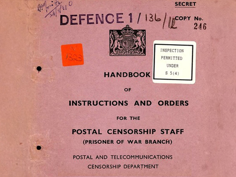 View volume: Censorship: Policy and Practice During the Second World War.