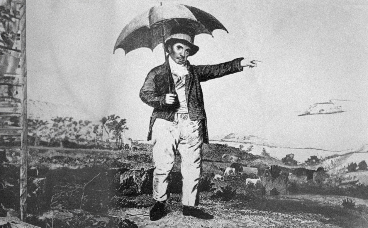 An engraving of John Campbell (1766-1840), Scottish missionary and traveller in South Africa.