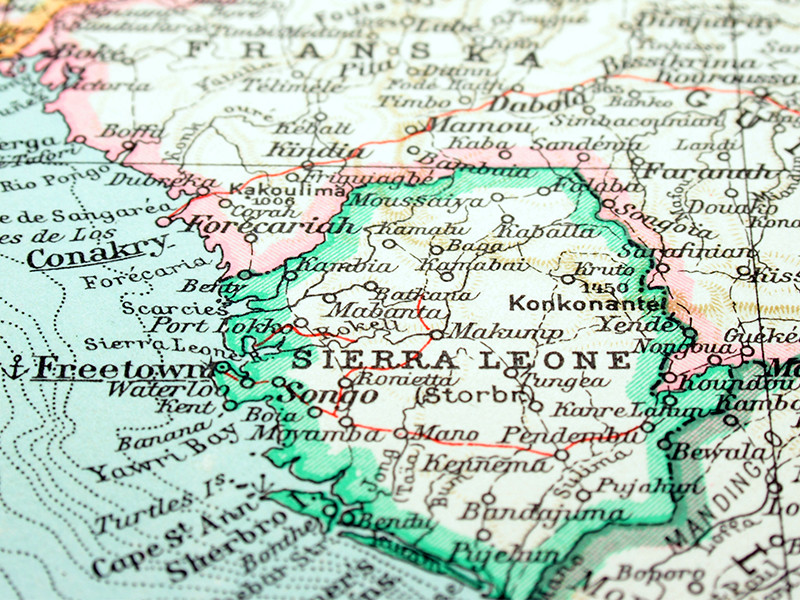 Freetown, Sierra Leone, the way we looked at it in 1949.