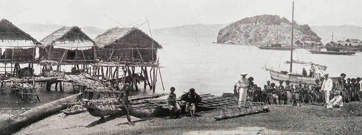 British Papua New Guinea Port Moresby or Pot Mosbi in Tok Pisin, the capital and largest city of Papua New Guinea 13 April 1922