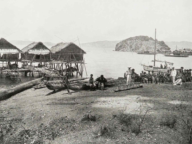 British Papua New Guinea Port Moresby or Pot Mosbi in Tok Pisin, the capital and largest city of Papua New Guinea 13 April 1922