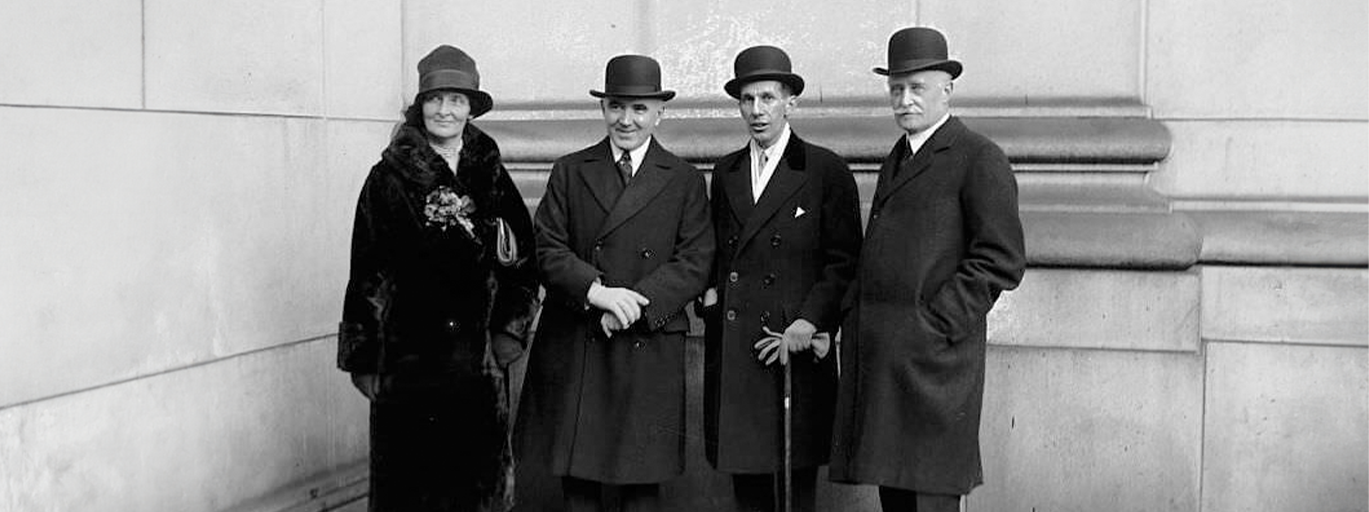 Mrs. Vincent Massey, Timothy Smiddy, Vincent Massey, Sir Esme Howard, 15 Feb 1927