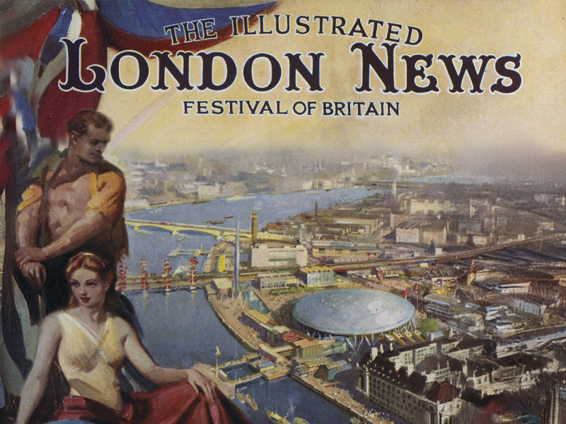 Illustrated London News Cover for the special issue on the Festival of Britain