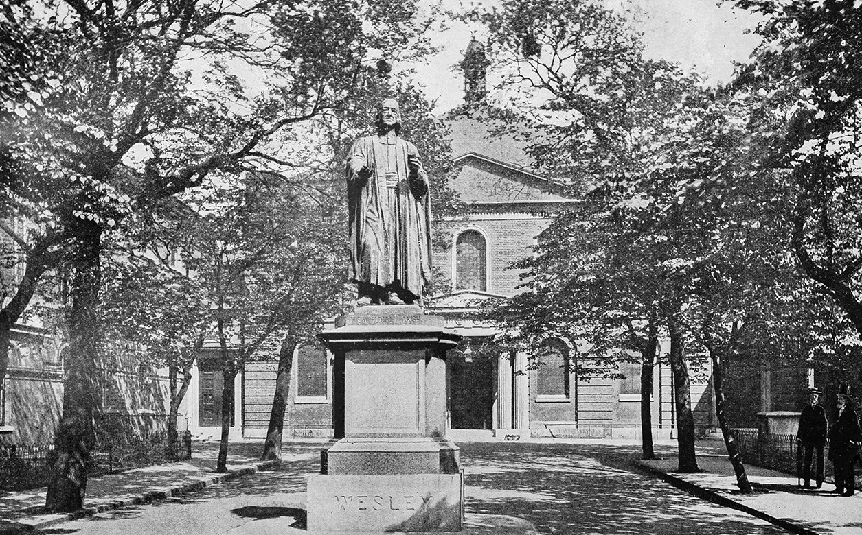 Statue of John Wesley.