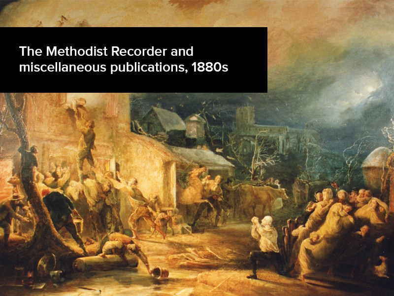 View volume: The Methodist Recorder, 1880s.